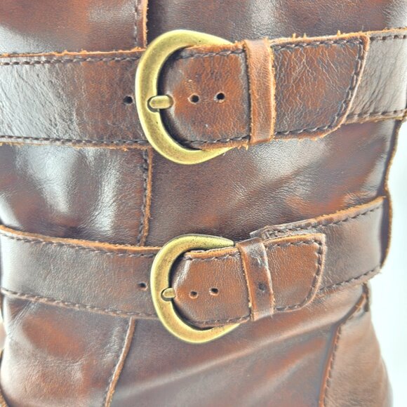 Born Mayne Women's Boots – Size 8M – Dark Castagno Distressed Brown - Picture 6 of 12